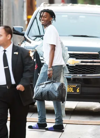 Playboi Carti - Playboi Carti&nbsp;was spotted at Jimmy Kimmel Live&nbsp;in Los Angeles.(Photo: RB/Bauer-Griffin/GC Images)&nbsp;