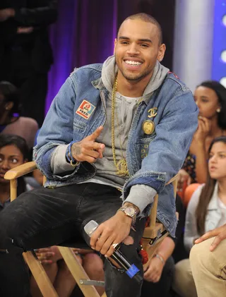 Chris Brown @chrisbrown - Tweet: "My Opinion on the whole Frank Ocean subject is ......... Love who u wanna love. It's ur decision. People stop searching for BS."The R&amp;B bad boy responds to rumors that he made a homophobic comment about Ocean's coming out.(photo: John Ricard / BET)
