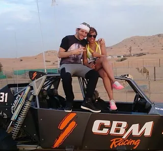 Ashanti - Ashanti made sure she took an adventure and lived up to her Braveheart title while she was in Dubai promoting her new album.(Photo: Ashanti via Instagram)