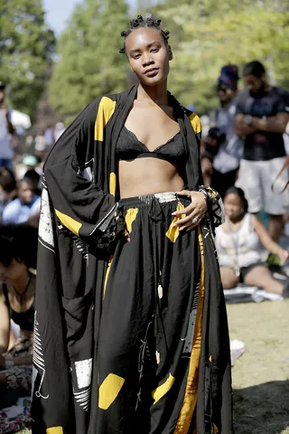 Afropunk Attendee - (Photo: Caleb Davis/BET)