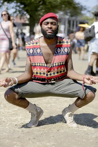 Afropunk Attendee - (Photo: Caleb Davis/BET)