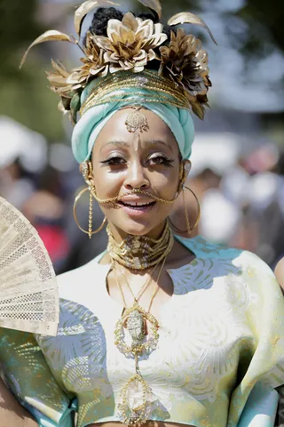 Afropunk Attendee - (Photo: Caleb Davis/BET)