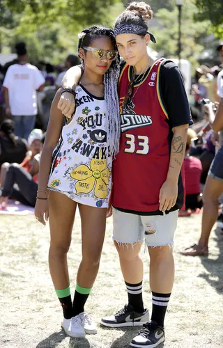 Afropunk Attendee - (Photo: Caleb Davis/BET)