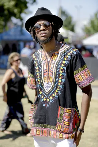 Afropunk Attendee - (Photo: Caleb Davis/BET)