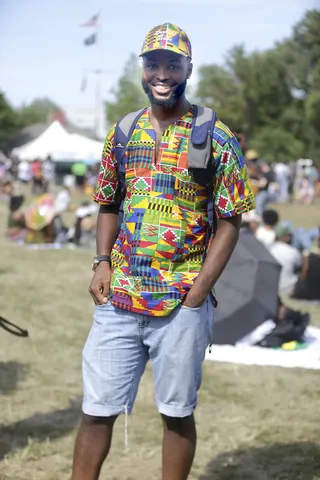 Afropunk Attendee - (Photo: Caleb Davis/BET)