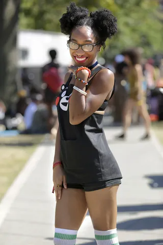 Afropunk Attendee - (Photo: Caleb Davis/BET)