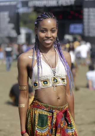 Afropunk Attendee - (Photo: Caleb Davis/BET)