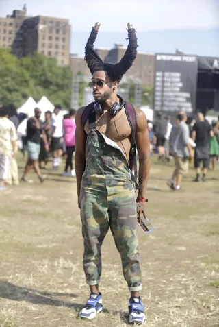 Afropunk Attendee - (Photo: Caleb Davis/BET)