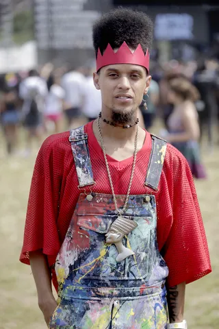 Afropunk Attendee - (Photo: Caleb Davis/BET)