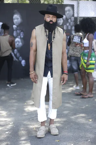 Afropunk Attendee - (Photo: Caleb Davis/BET)