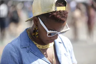 Afropunk Attendee - (Photo: Caleb Davis/BET)