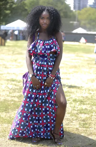 Afropunk Attendee - (Photo: Caleb Davis/BET)