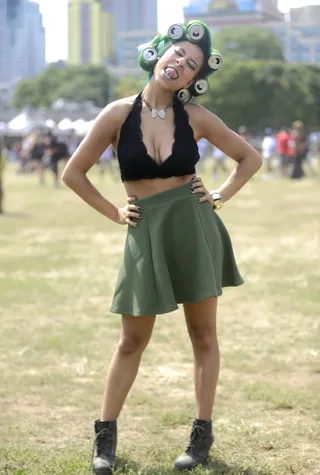 Afropunk Attendee - (Photo: Caleb Davis/BET)