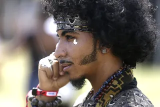 Afropunk Attendee - (Photo: Caleb Davis/BET)