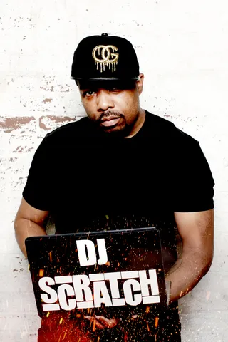 DJ Scratch - Holding the enitre cypher down is DJ Scratch on the 1s and 2s rocking the joints the MCs are able to get loose to.(Photo: Bennett Raglin/BET)