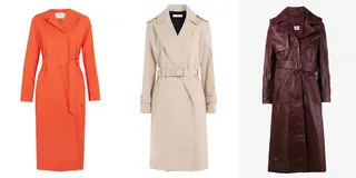 Super Duper Fly - Get into the mystery of a fab trench! By Kenrya Rankin(Photos from left: Cedric Charlier, IRO, Vetements)