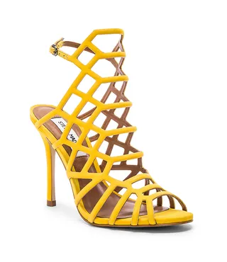 Steve Madden Slithur ($90) - Tower over the competition in these standout strappy yellow heels.(Photo: Steve Madden)