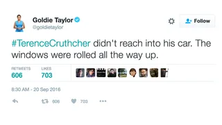 Goldie Taylor - He had no motive.(Photo: Goldie Taylor via Twitter)