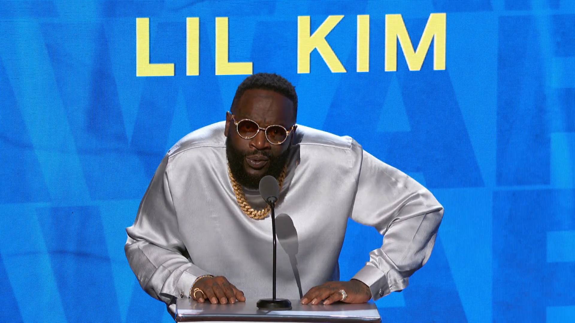 Rick Ross on the 2019 BET Hip Hop Awards.