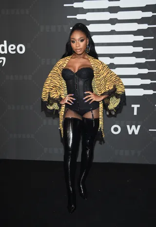 Normani - Normani spotted on the carpet for the Savage x Fenty NYFW show. (Photo: Dimitrios Kambouris/Getty Images)