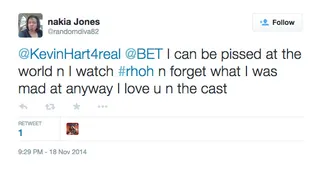 Nakia Jones, @randomdiva82 - Glad that we could brighten your day.&nbsp;(Photo: Nakia Jones via Twitter)