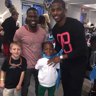 Birthday Celebrations With Chris Paul - CP3 came through for Kevin's son's special day.  (Photo: Kevin Hart via Instagram)&nbsp;