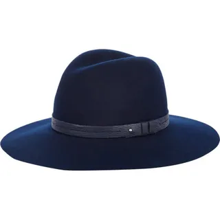 Rag &amp; Bone Brim ($149) - This Rag &amp; Bone hat comes in rich navy. Pair this felt wool wide-brim fedora with a plaid and leather ensemble.  (Photo: Barneys)