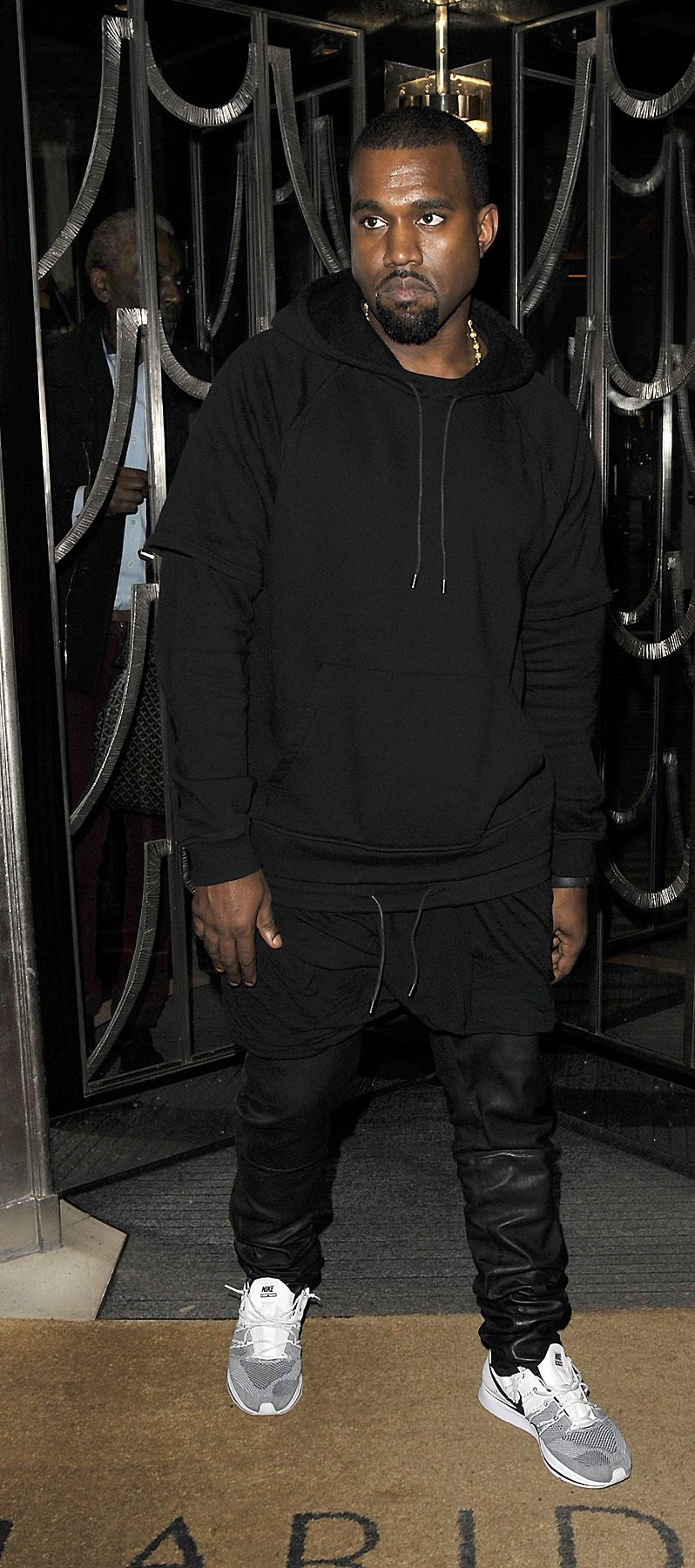 Kanye West Out and About London England