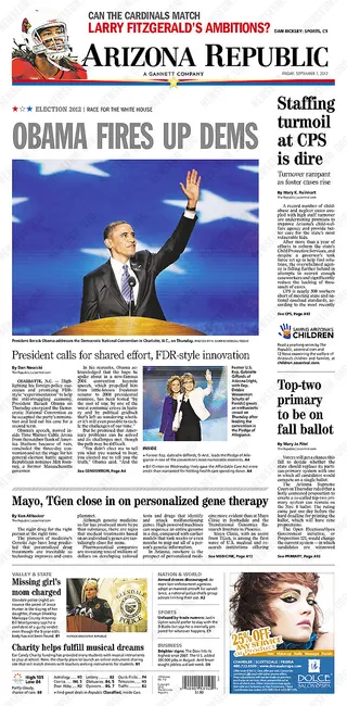 Arizona Republic - (Photo: Newseum.com)