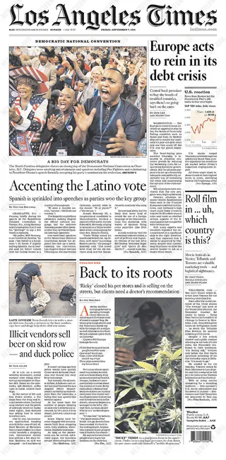 Los Angeles Times - (Photo: Newseum.com)