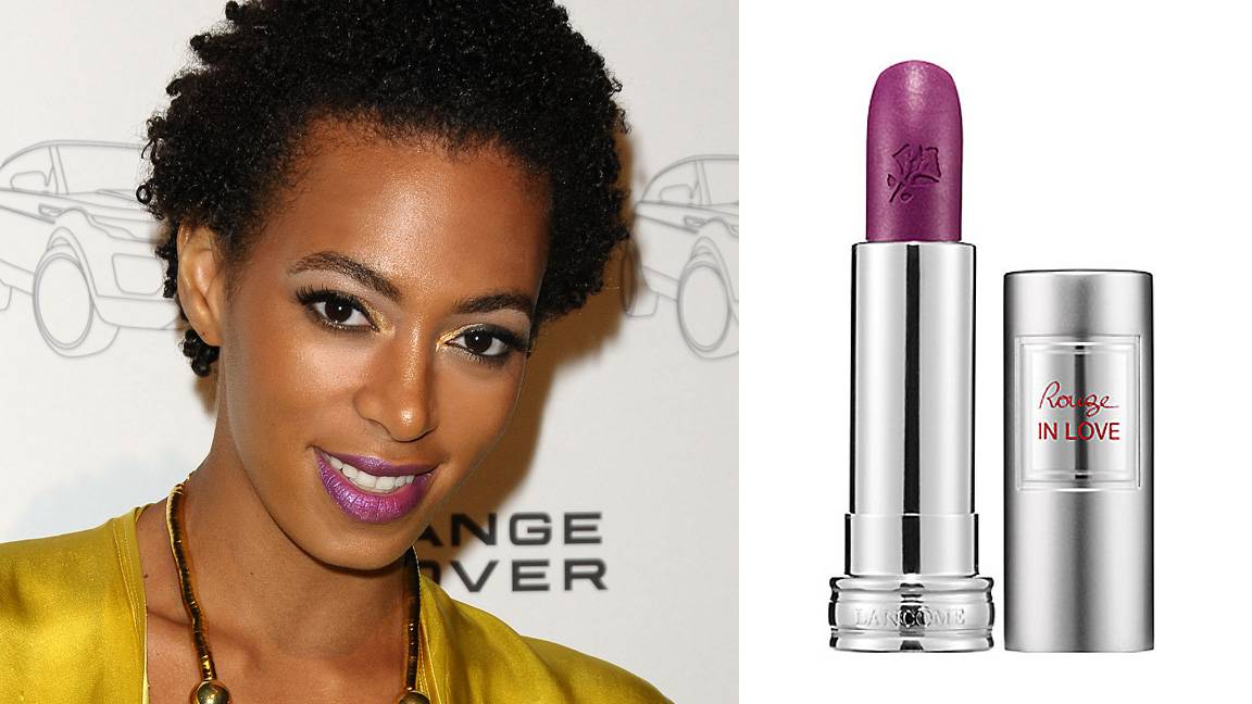 Solange, Lancôme Rouge in Love Lip Color in Violette Coquette