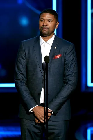 Jalen Rose - Jalen Rose played double duty as a show commentator and presenter during the first annual Players' Awards.(Photo: Ethan Miller/BET/Getty Images)