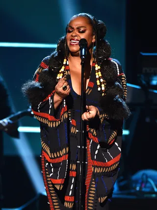 Musician Jill Scott. - (Photo by Aaron J. Thornton/Getty Images for BET)