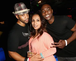 Actor B.J. Britt and the Crew Come Through! - (Photo: Imeh Akpanudosen/BET/Getty Images for BET)