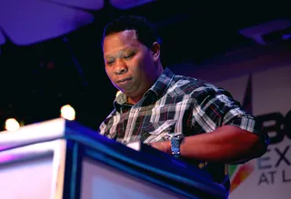 Mannie Fresh Proves That Grey Goose Le Melon Is Strictly for Big Tymers - (Photo: Imeh Akpanudosen/BET/Getty Images for BET)