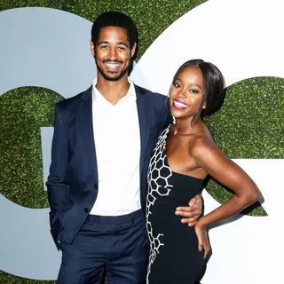 Aja Naomi King and Alfred&nbsp;Enoch&nbsp; - (Photo: John Salangsang/BFA/REX/Shutterstock)