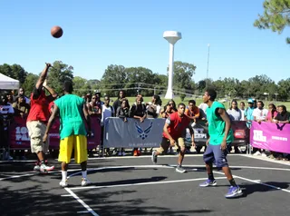 Alcorn State University&nbsp; - 2-on-2 Court Action  (Photo: BET)