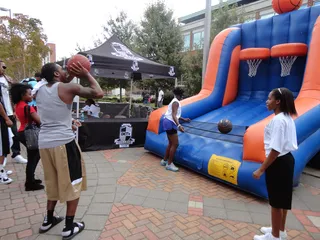 Jackson State University&nbsp; - Basketball Inflatables.(Photo: BET)