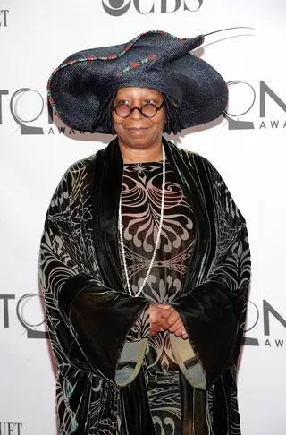 Whoopi Goldberg&nbsp; - Comedian Whoopi Goldberg gave a nod back to her Sister Act days by hosting a sold-out performance of the Broadway show (for which she is a producer) and donating proceeds to Obama's re-election campaign in June 2011. (Photo: Jason Kempin/Getty Images)