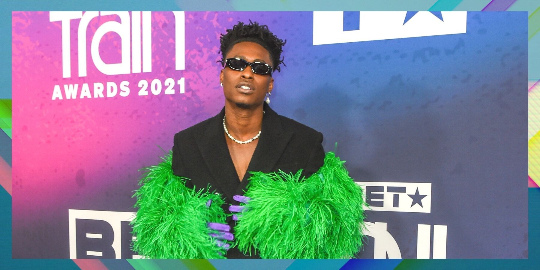 Lucky Daye attends the 2021 Soul Train Awards presented by BET at The Apollo Theater on November 20, 2021 in New York City.