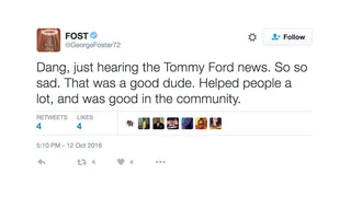 George Foster - (Photo: George Foster via Twitter)