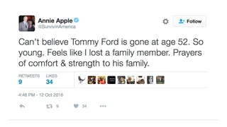 Annie Apple - (Photo: Annie Apple&nbsp;&nbsp;via Twitter)