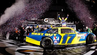 Matt Kenseth Wins Daytona 500 - Matt Kenseth won the Daytona 500 Monday after the iconic race was postponed Sunday due to a rain delay.&nbsp;(Photo: Todd Warshaw/Getty Images for NASCAR)