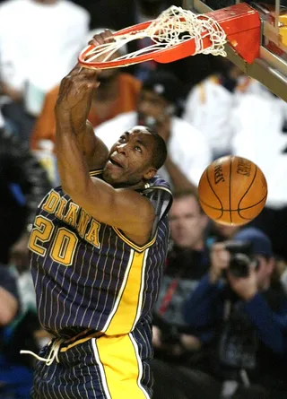 2004 - Fred Jones (Indiana Pacers). (Photo: Mike Blake/Landov)