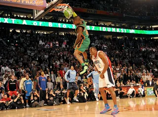 2009  &nbsp; &nbsp; &nbsp; &nbsp; &nbsp; &nbsp; &nbsp; &nbsp; &nbsp;&nbsp;  - Nate Robinson (New York Knicks). (Photo: Ronald Martinez/Getty Images)&nbsp;