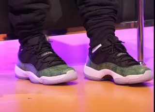 Air Jordan 11 Retro Low - Air Jordan 11 – Low snakeskin “Nightshade”   (Photo: Bennett Raglin/BET/Getty Images for BET)