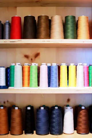 Spools of emboidery color options&nbsp; - (Photo: Meredith Andrews)