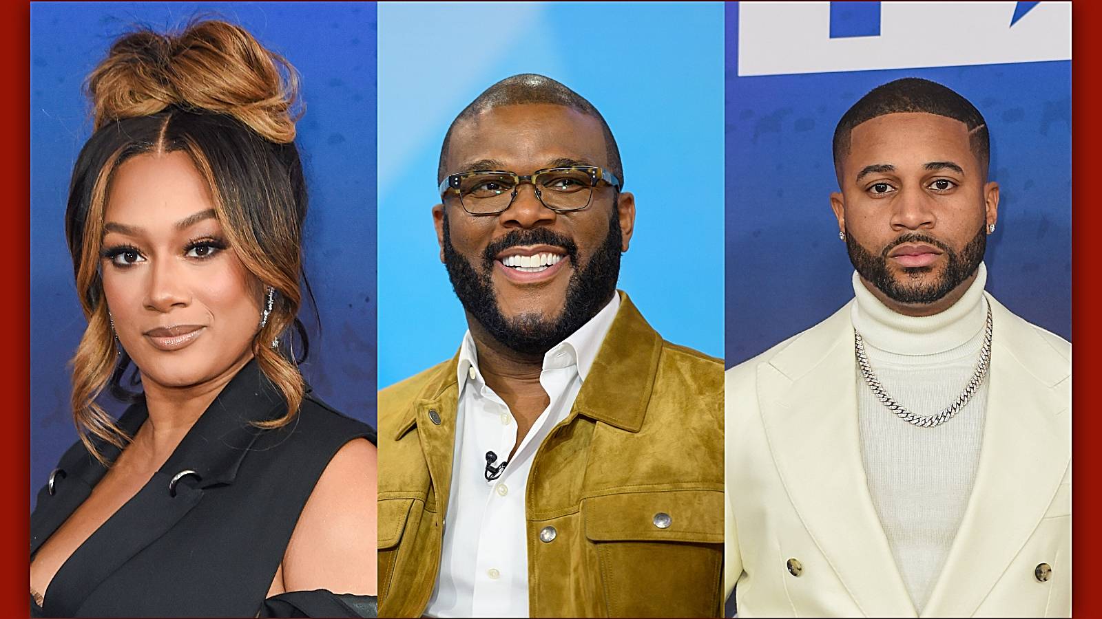 Crystal Hayslett, Tyler Perry and Devale Ellis  