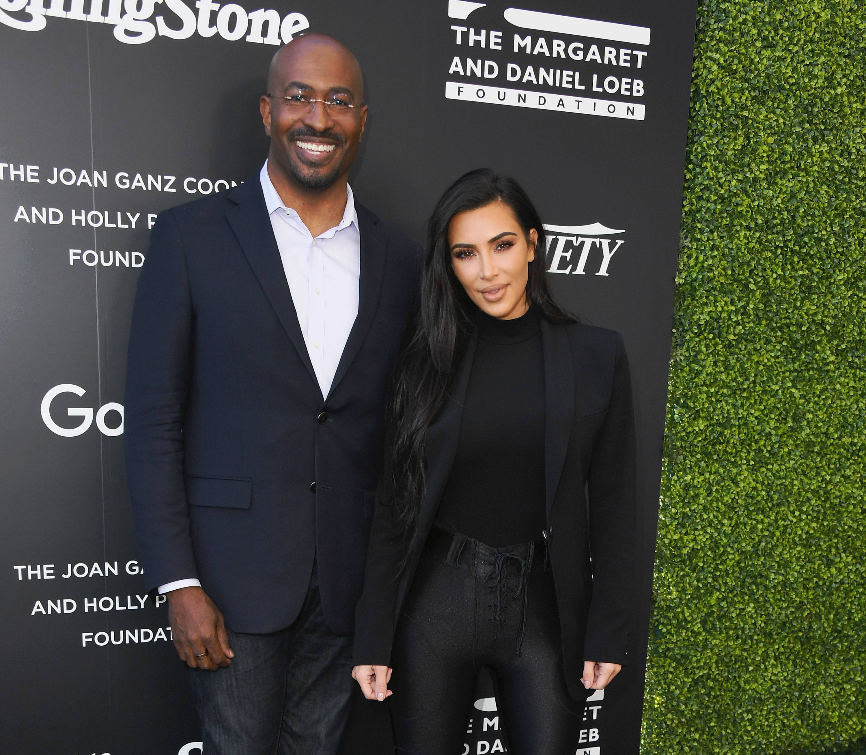 Van Jones and Kim Kardashian on BET Buzz 2021