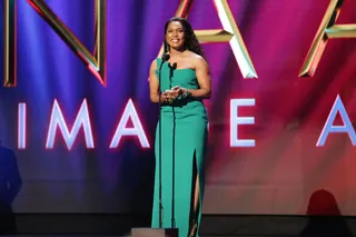 Outstanding Actress in a Drama Series winner Angela Bassett. - (Photo by Leon Bennett/Getty Images for BET)